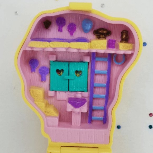 Vintage 1994 Polly Pocket Pony Ridin' Compact Bluebird - Picture 4 of 6